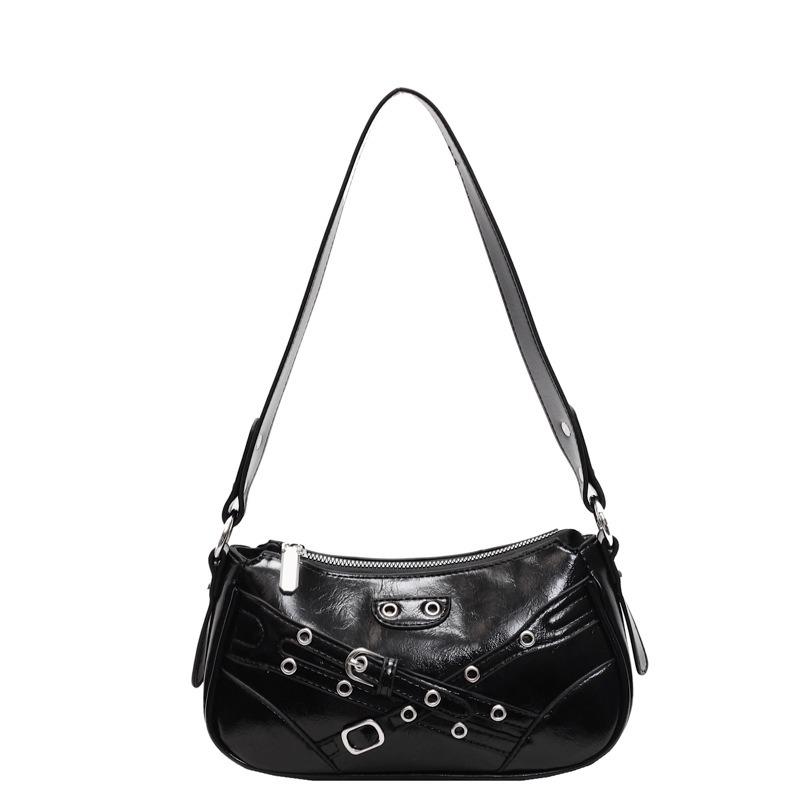 

Premium small bag women s new popular versatile messenger bag fashion shoulder armpit bag чорний