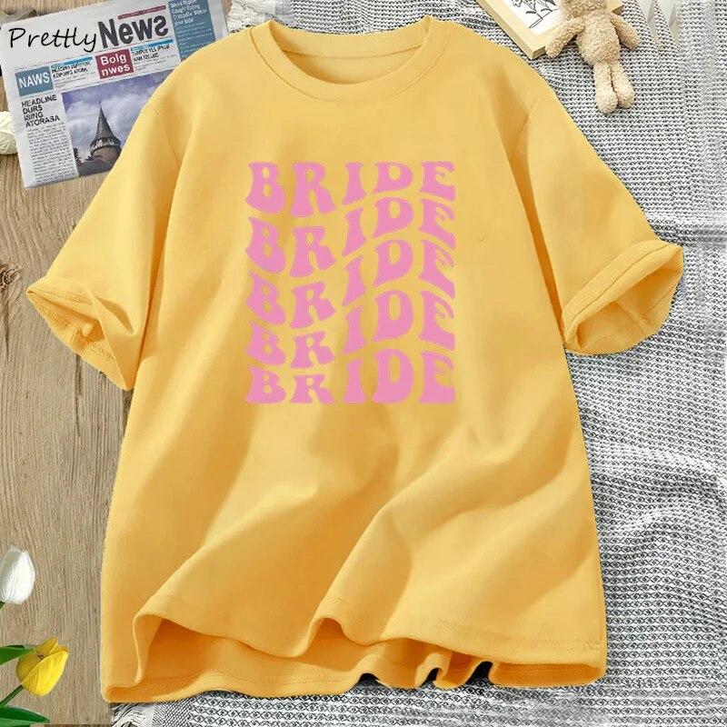 

Ретро-футболки для подружки невесты, женские свадебные футболки для девичника, тематическая вечеринка, свадебная футболка в стиле бохо для невесты с рисунком, унисекс 4XL
