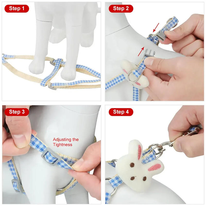1Pcs Pet Dog Anti Escape Traction Rope Adjustable Anti Escape Traction Rope Chest Strap For Cats And Puppies