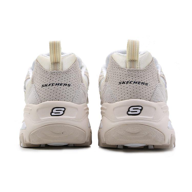 Skechers D'Lites 1.0 Mesh Cushioning Breathable Cushioning Breathable Low top Casual Shoes Women's White 13147-OFWT
