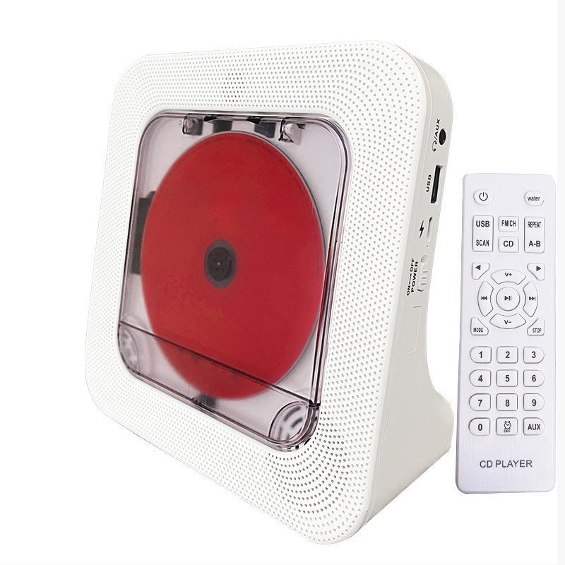 

Multi-functional Desktop CD Player: Home Music Disc Album Gift білий