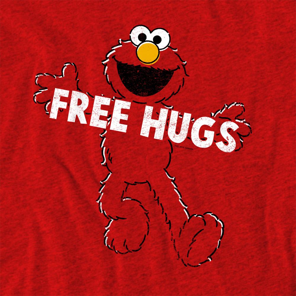 Sesame Street Unisex Adult Free Hugs T-Shirt