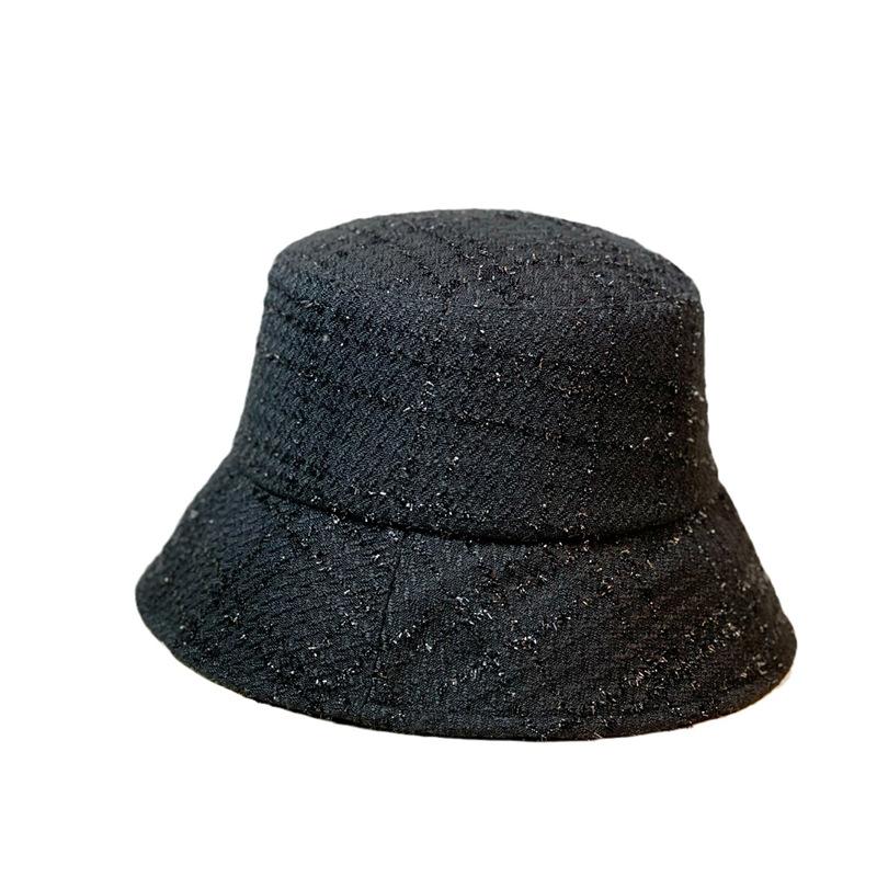 Bright Silk Fisherman Hat For Women No Makeup Spring And Autumn Small Cowl Fragrant