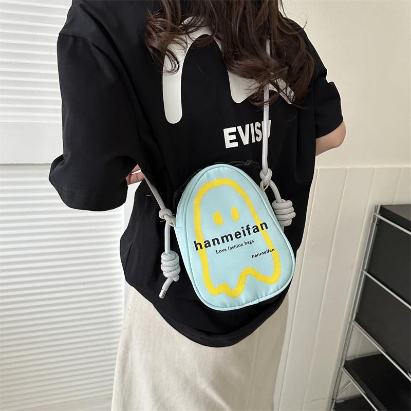 Trendy Medium Sized Square Handbag For Women Featuring Cozy Soft Canvas Material Ideal For Everyday Use