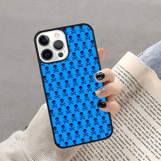 Pirate Skull Cross Bones Phone Case For iPhone 17 Air 16 16e 15 14 plus 11 12 13 Pro max Soft Bumper Shell Cover coque