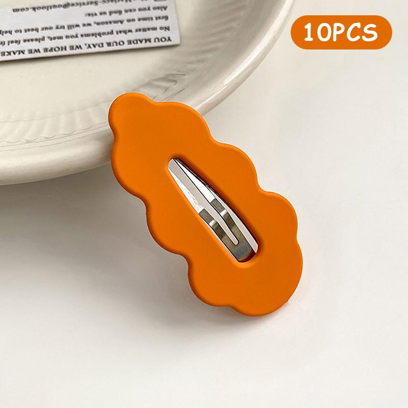 10PCS Fashion Women Hair Accessories Candy Color Hairpin Cloud Fairy Hair Clip Spring Summer Style Barrette Girls Headdress