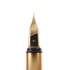 Ausgezeichneter MONTBLANC Füllfederhalter Noblesse Streifenmuster Weißer Stern Gold 14K Herren Gebraucht