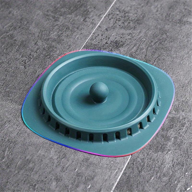 2pcs Floor Drain Cover Strainer Kitchen Sink Filter Shower Drain Hair Catcher Stopper Deodorant Anti-Clogging Bathroom Accessories