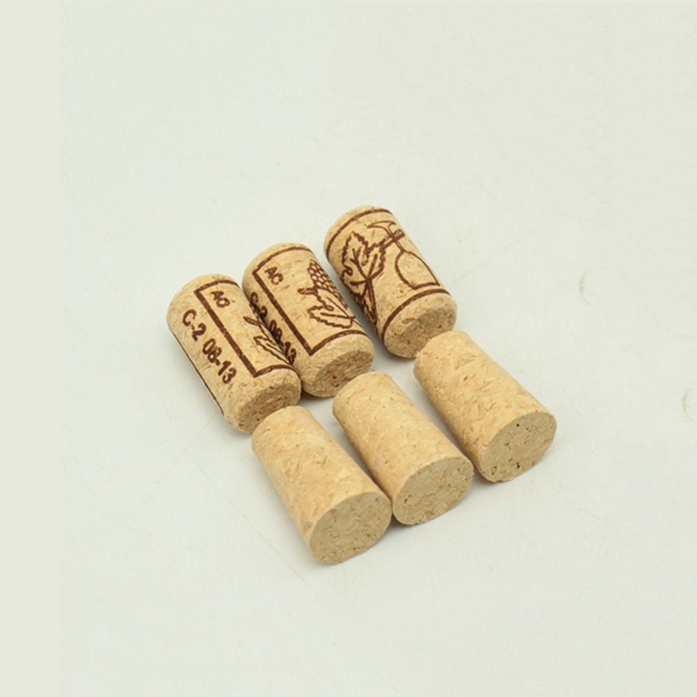 10Pcs 22mm Bottle Corks Reusable Sealing Plug Portable Wood Wine Corks Stopper  Home Brewing Wine