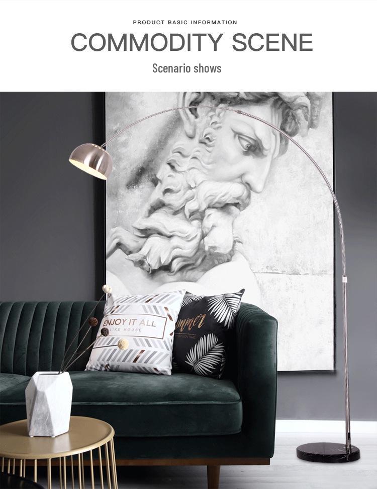 Modern Italian Minimalist Floor Lamp for Living Room/Bedroom - Eye Protection Vertical Table Lamp