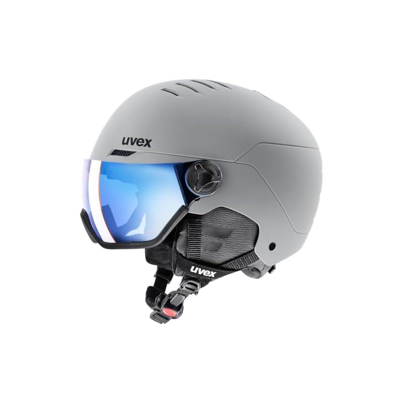 uvex (Uvex) Ski/Snowboard Helmet Wanted Visor with Visor, Anti-Fog, Glasses Compatible, Dial-Type, Unisex