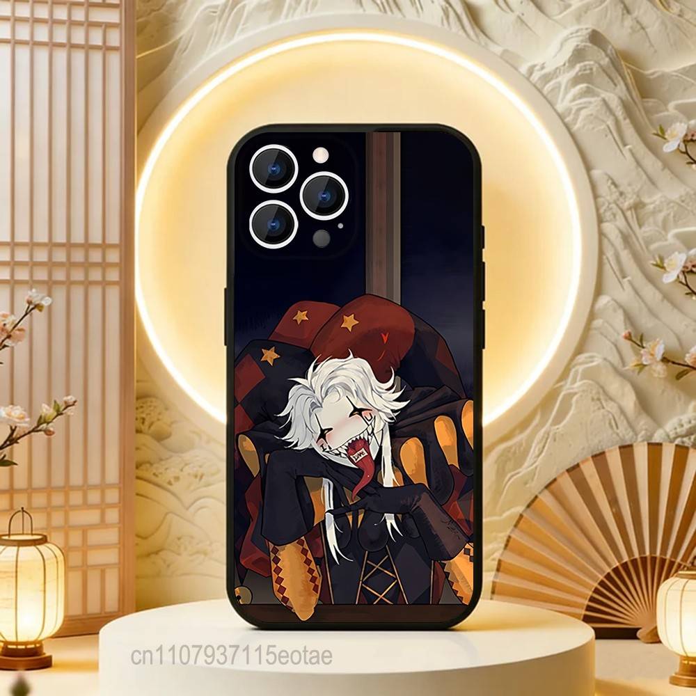 F-Freak P-Pierrots Circus Black Soft Case For iPhone 17 13 14 15 11 16 12 Pro Max Pro Max Plus E Air Mini Phone Cover Shell