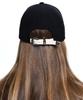 Aleseueseussi Denim Patched Rivet Ball Cap - Black/Ivory