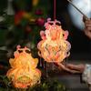 Håndlaget kalebasslykt Håndholdt kinesisk nyttår DIY Lysende blomsterlys for midt-høstfestivalen Hanfu Cosplay Bryllupsdekor