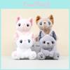 Cute Fluffy Cat Plush Pendant Keychain Small Cat Doll For Fashion Accessories