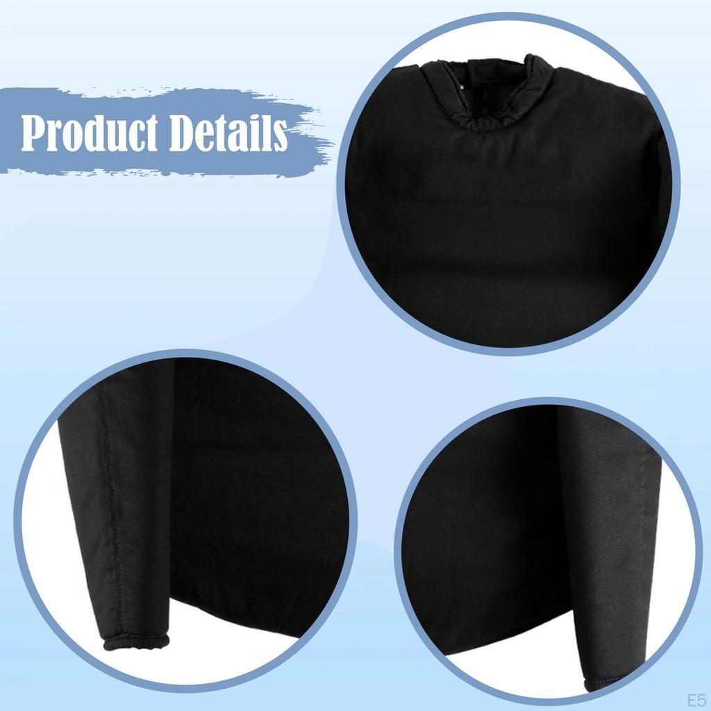 Fencing Tutor Vest Long Sleeve Jacket Athletic Top with Zipper Suit Canvas for Playing Training