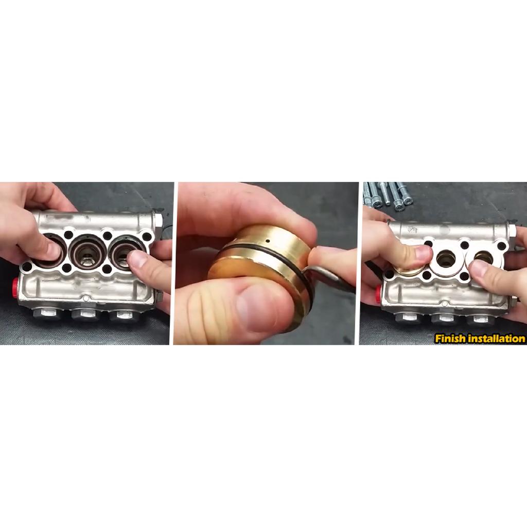 AR1857 Hochdruckreiniger Dichtungssatz 18mm XR Dichtungsreparatursatz für Annovi Reverberi Hochdruckreiniger Pumpe RK RKA RKV XRC XRA (9 Stück)