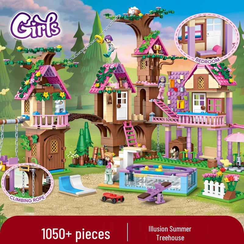 Lego Dream Treehouse Building Blocks: Princess Castle Educational Toy Villa for Girls