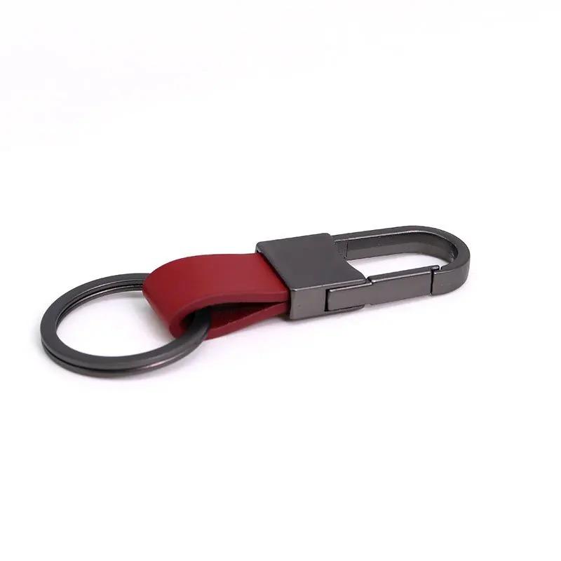 Portachiavi in Vera Pelle Per Donna Uomo Moschettone in Metallo Laccetto Portachiavi da Auto da Appendere alla Vita Accessori Portachiavi per Auto