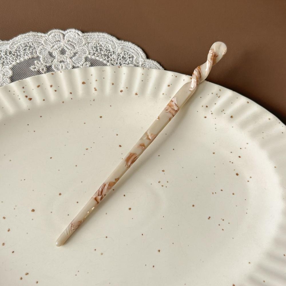 Vintage Acetate Hair Sticks For Women Girls Chopstick Bun Maker Elegant Hairpins Wedding Bridal Hair Accessories