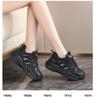 Dad Shoes Women's 2025 New Winter and Autumn Casual Shoes Children Show Their Feet Small Leather Mesh Light Running Platform Sports Shoes