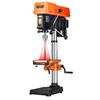 304.8 Mm Benchtop Drill Press, 750W, 340-2200 RPM Variable Speed Bench Drill Press, with 0-45° Tilting Worktable, LED Work Light, X-ray Positioning,