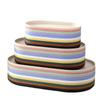 Household Plastic Oval Serving Tray