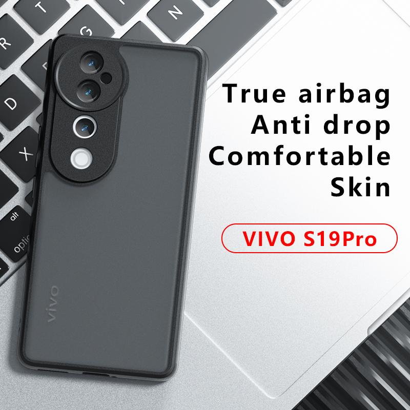 Hülle für VIVO V40 Pro V40Lite V40SE V30 V29 E Luxus Panzer Matt Transparent Acryl PC +silikonr Hülle für VIVO V 40 Lite Stoßfeste Bumper