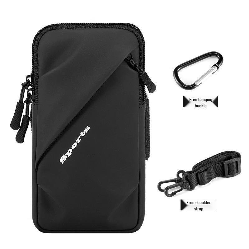 

Водонепроницаемый спортивный держатель для телефона на руку для бега, фитнеса и активного отдыха чёрный