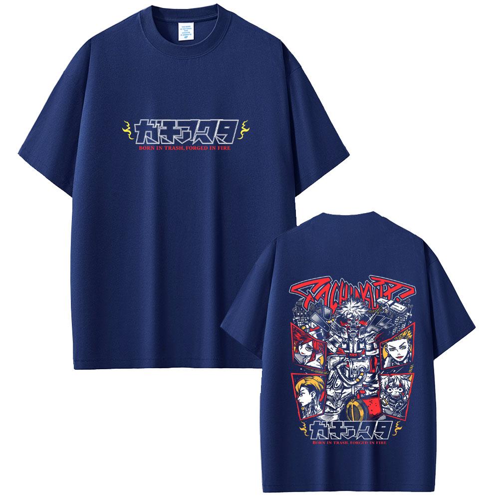 Anime Gachiakuta Ludo Merch Tshirt Unisexs Womens Casual Soft Cotton Crewneck T Shirts Unisex Cartoon Fashion Cosplay Streetwear
