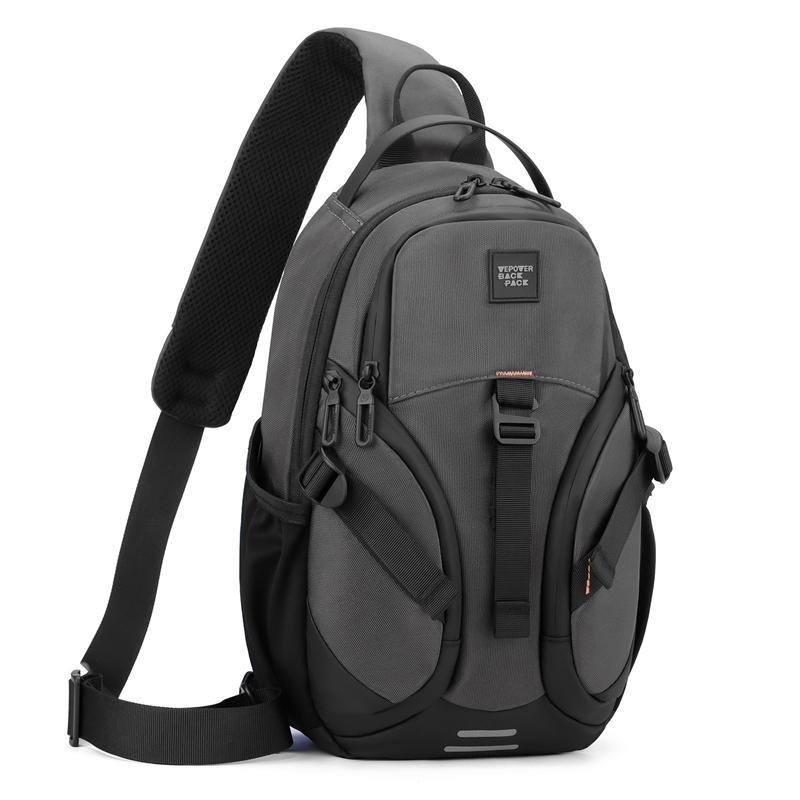 New Fashion Men's Chest Bag Multifunction Outdoor Climbing Riding Bag Pack Male Fanny Pack Causal Phone Bag Student Shoulder Bag