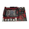 X99 LGA 2011 V3 Motherboard, Micro ATX Motherboard with RTL8111G Gigabit LAN Card, for Xeon E5 V3 V4, 4-Channel DDR4, PCIe 3.0, Dual M.2 Slots