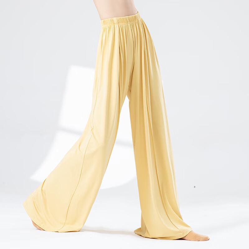 WEZHO Modern Dance High-Waist Wide-Leg Practice Pants