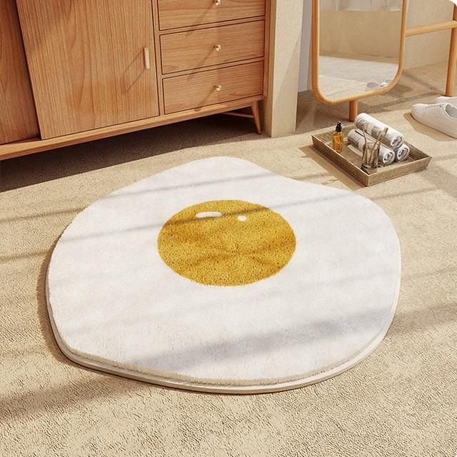 Ins Slunečnice Kreslený pes Kulatý koberec Protiskluzový Dětské hřiště Měkké plyšové koberečky Koberec na konferenční stolek Koberec do obývacího pokoje Podlahové rohože