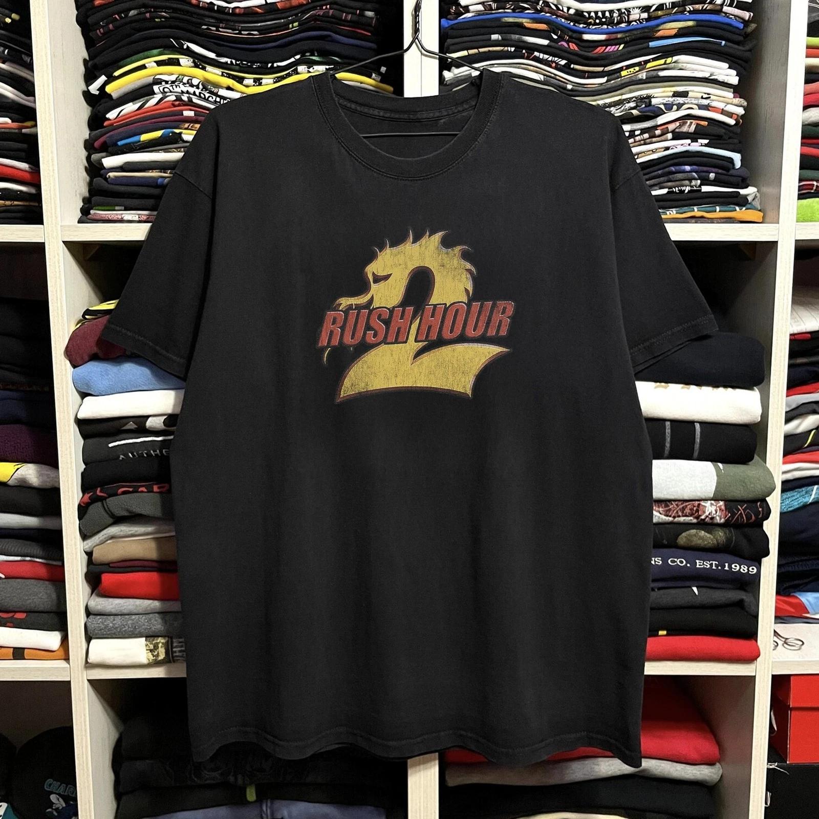 2001 Rush Hour 2 Movie Classic T-Shirt Black M L