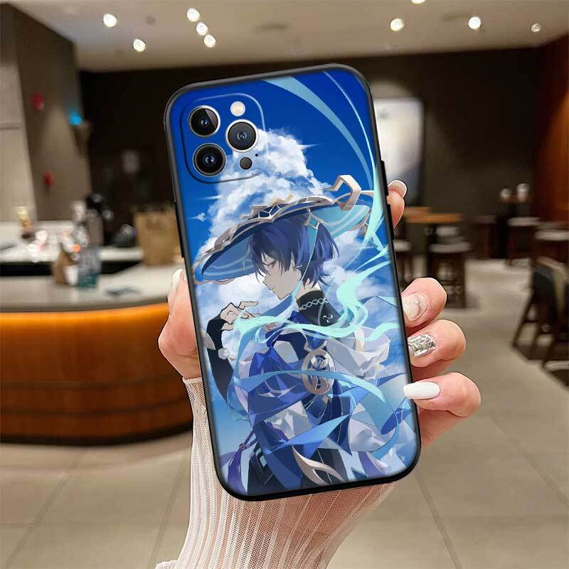 Genshin Impact Cute Phone Case for Motorola Edge 60 60s 70 G86 G56 G54 E14 G04S G45 G54 G64 X30 X40 X50 S30 S50 Pro Power Tylus