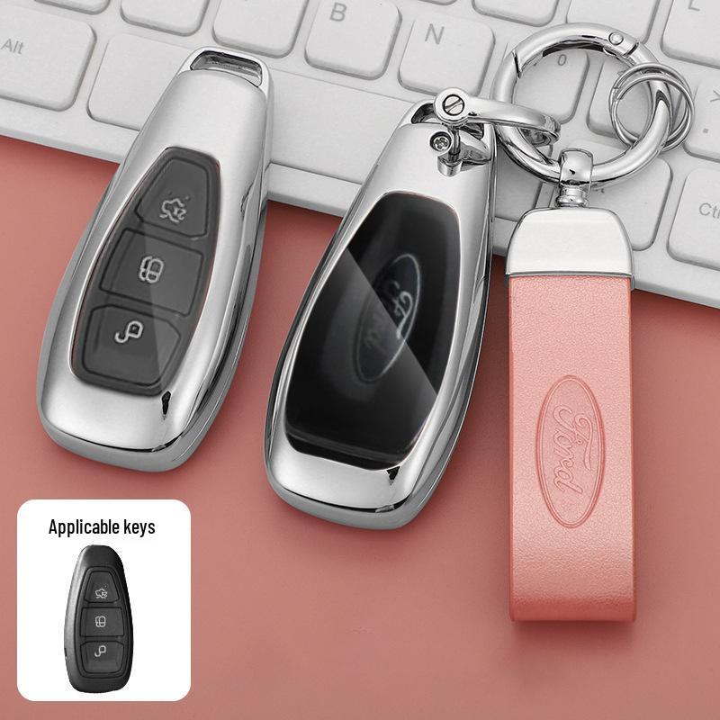 Premium Metal Protective Key Case for Ford Mondeo - Unisex Design