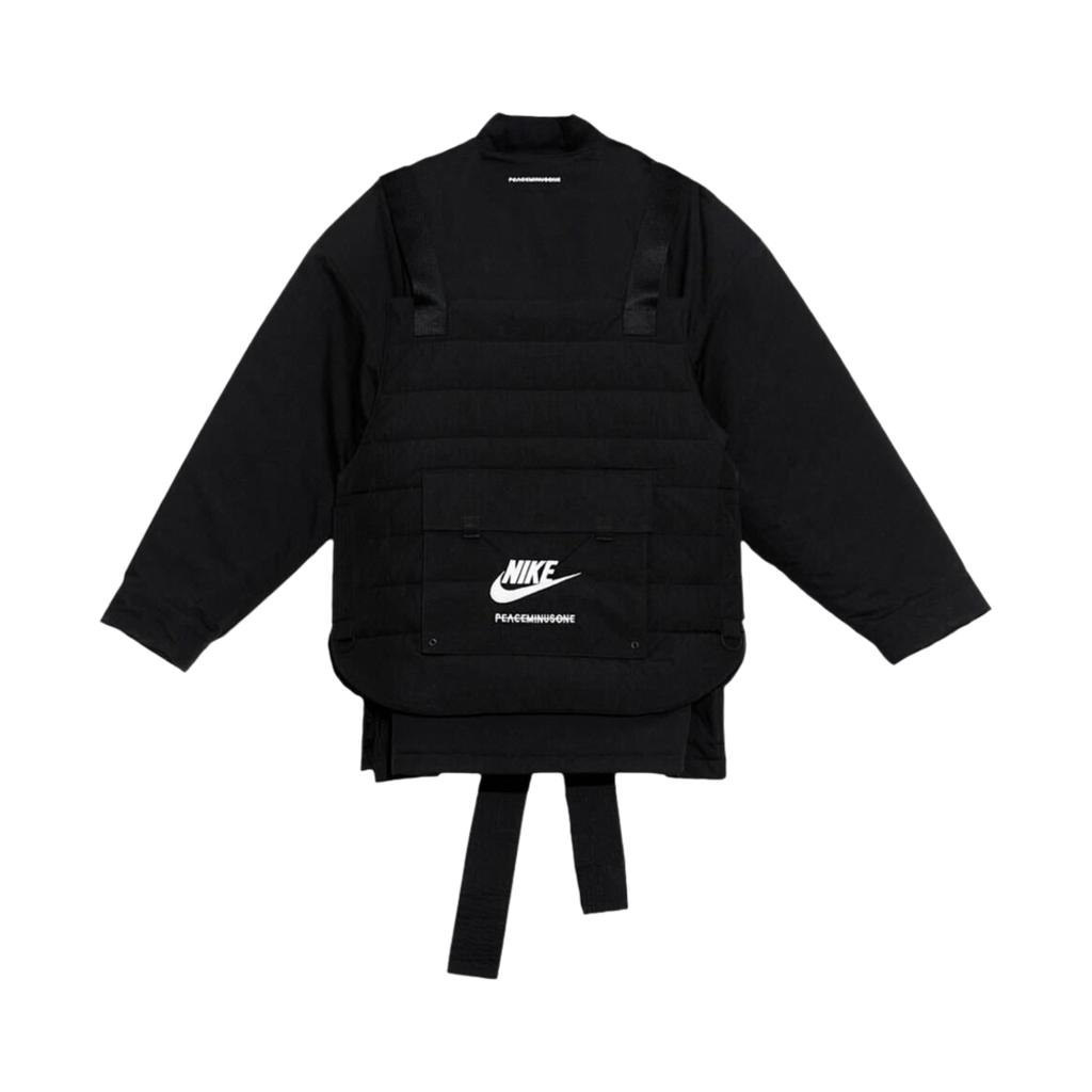 Nike Jaqueta X Peaceminusone G-Dragon 2+1 Preta Masculina Streetwear DR0099-010