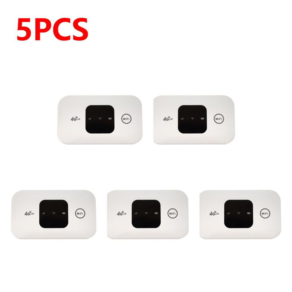 1-5pcs 4G Lte Router Wireless Wifi 2100mAh Mobile Hotspot with SIM Card Slot Hotspot Pocket WIFI 150mbps Home Office Travel