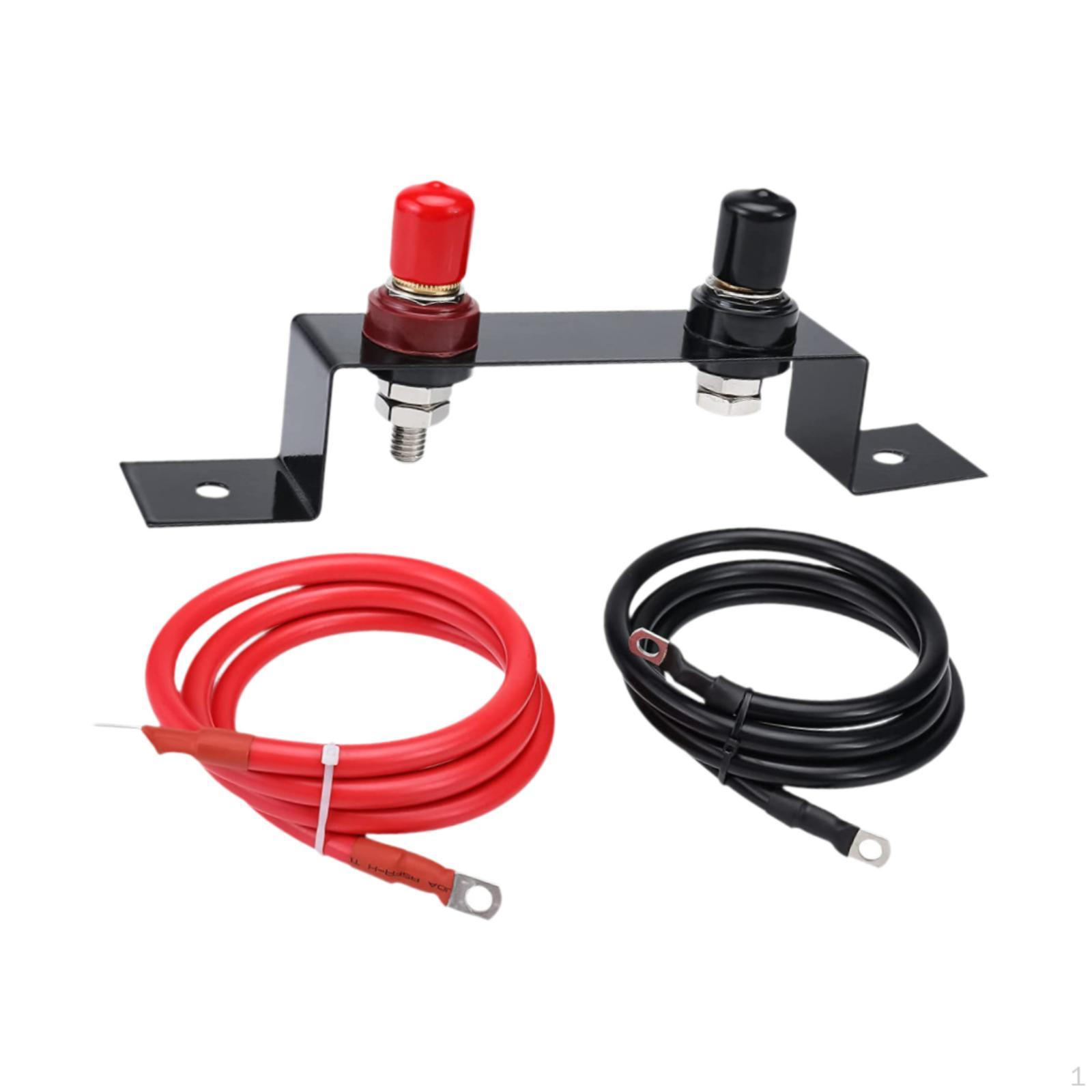 

Комплект для перемещения аккумулятора Кабель и монтажный кронштейн Премиум Профессиональные клеммы для подключения стартера 5AWG