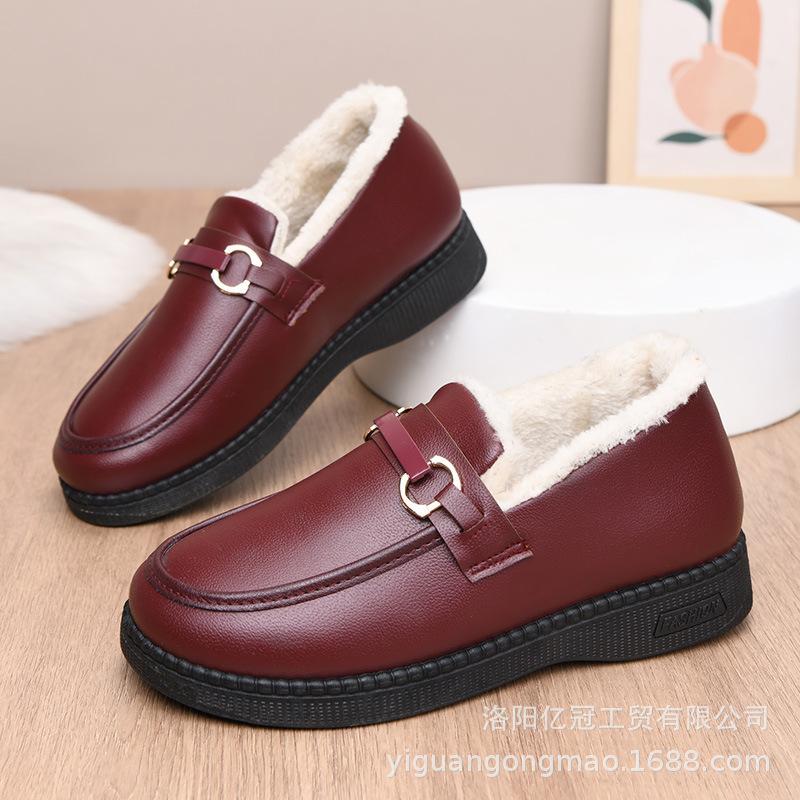 Winter cotton shoes cotton shoes medium shoes non-slip wear-resistant casual