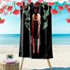 Chainsaw Man Print Beach Towel, Large Soft Quick Dry Towel for Beach Camping Swimming