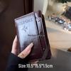 Women's All-in-One Leather Travel Wallet: Passport, Ticket & Card Holder
