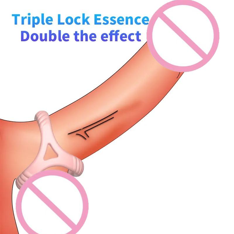 Premium Cock Ring Set–Adjustable Penis Ring, Chastity Cage & Scrotum Stretcher for Men  Bondage&Delayed Ejaculation Sex Toys