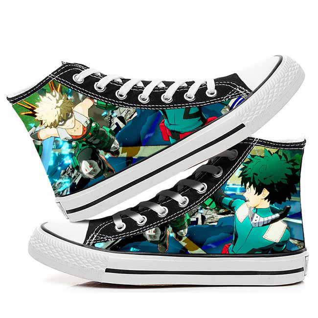 

Аніме My Hero Academia Cosplay Casual Graffiti High Help Canvas Shoes Cos Hip Hop Student Shoes 40