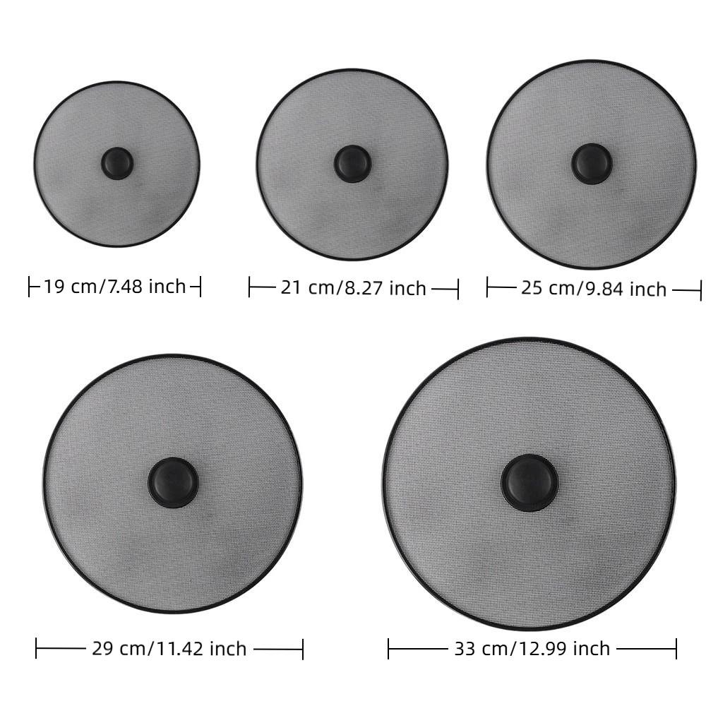 Fine Mesh Splatter Screen Anti-Splash Anti Grease Lid Practical Splash Guard Cover  Frying Pan Use