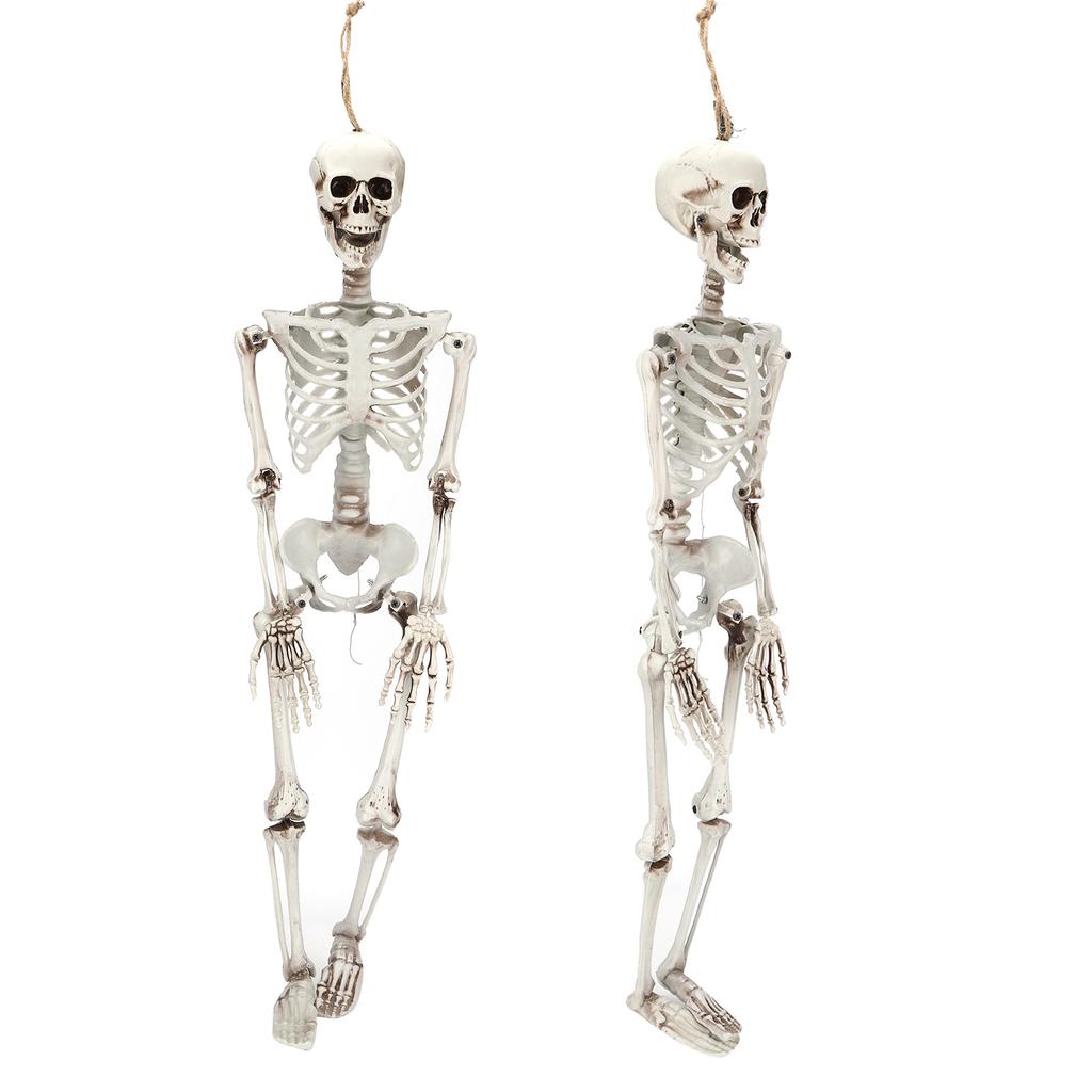 Halloween Resin Full Body Skeletons with Movable Joints for Home Costume Party Decoration PropsM