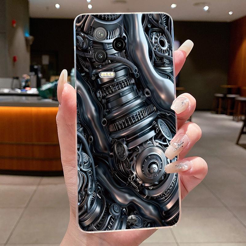 Casing For Infinix Note 12 2023 X676C Note 12 Pro 4G X676B Luxury Dragon Cute Cool Boys Girls Transparent Phone Case Back Cover