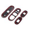 Car Window Lifter Switch Control Cober Case Shell Carbon Fiber Stickers For Mini Cooper S JCW F55 F56 Hatchback Car