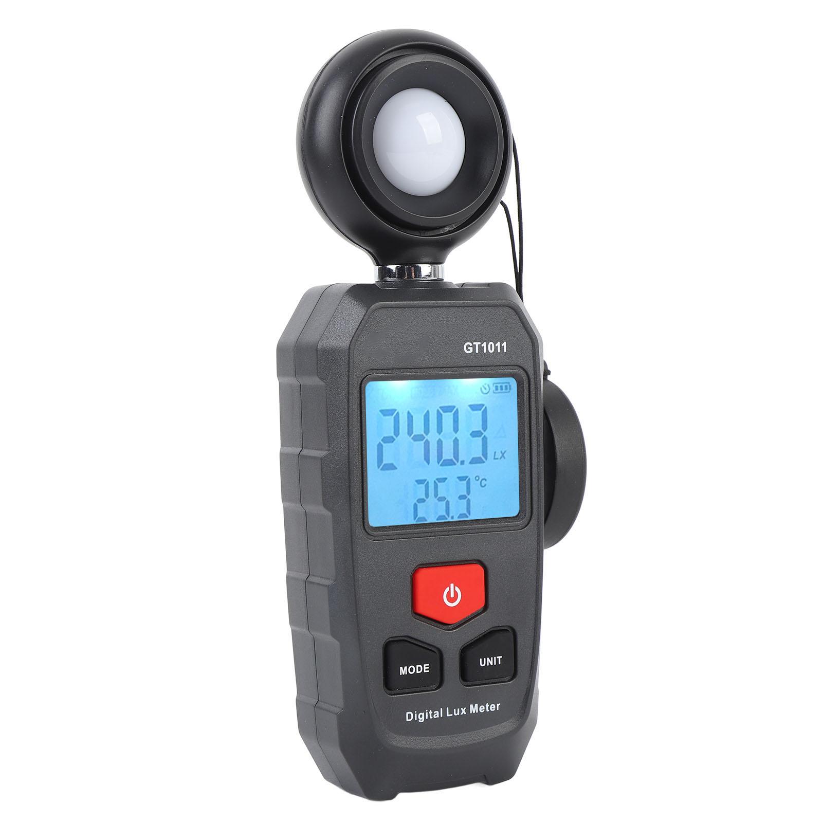 

Цифровой люксметр ЖК-дисплей 200000 лк Автоматический диапазон Единица Лк ФК Хранение данных Люксметр Измеритель освещенности